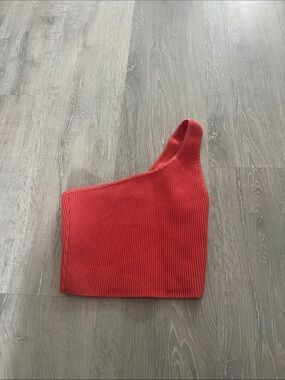 Red One-Shoulder  Top - babaton aritzia